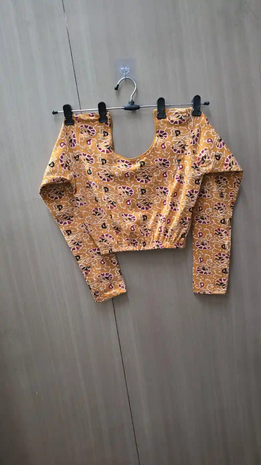 Full Sleeve Strachable kalamkari blouse (BL03)