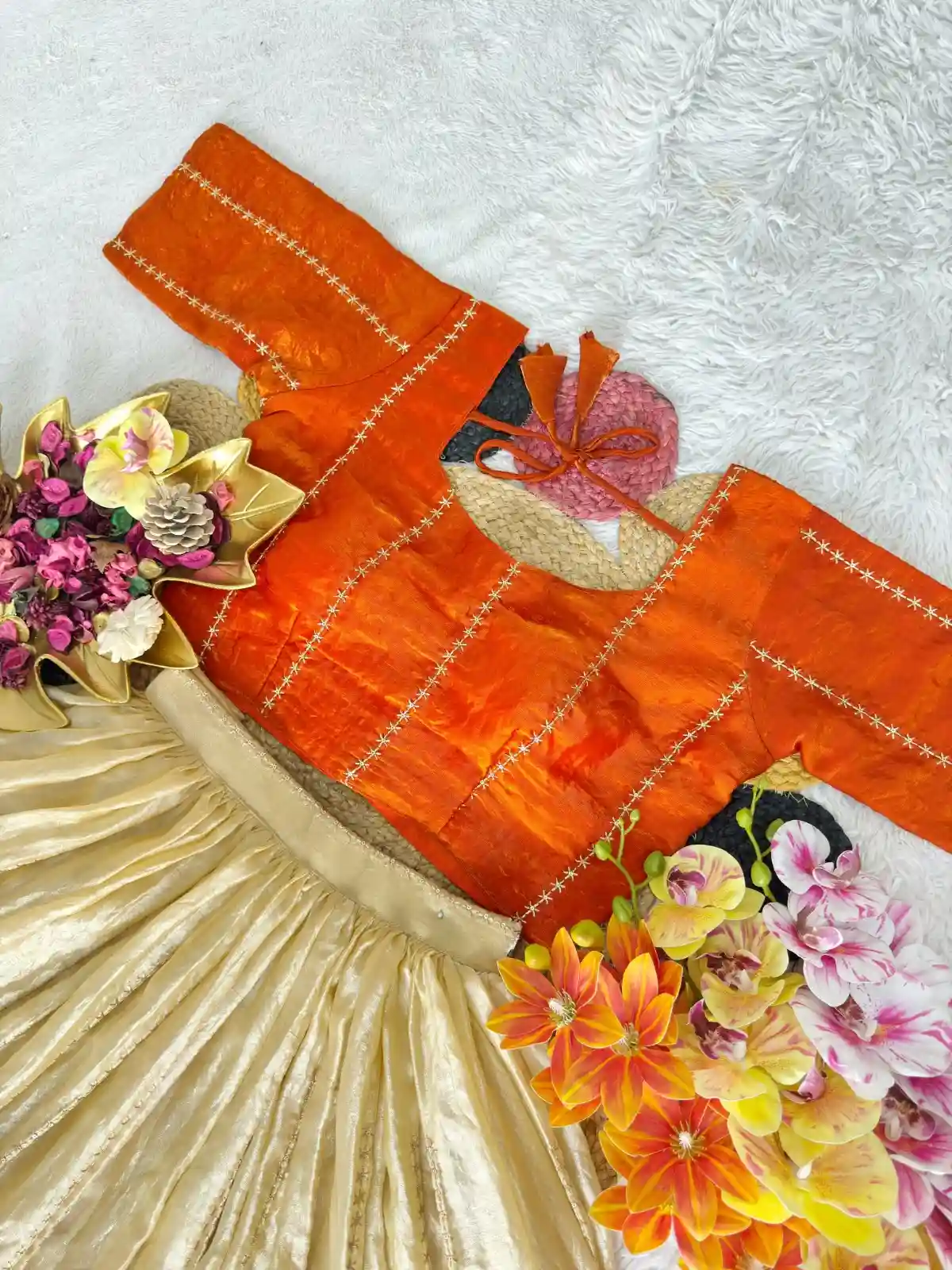 Space Silk Lehenga with Blouse(LB01)