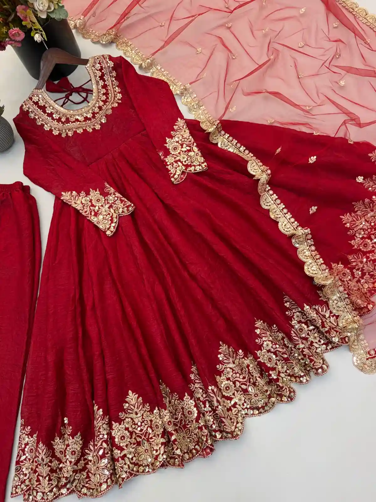 Designer Doremon Crush gown( DDD02)