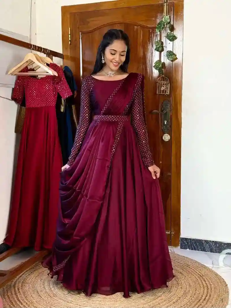 Exquisite Sparkling Anarkali (ESB02)
