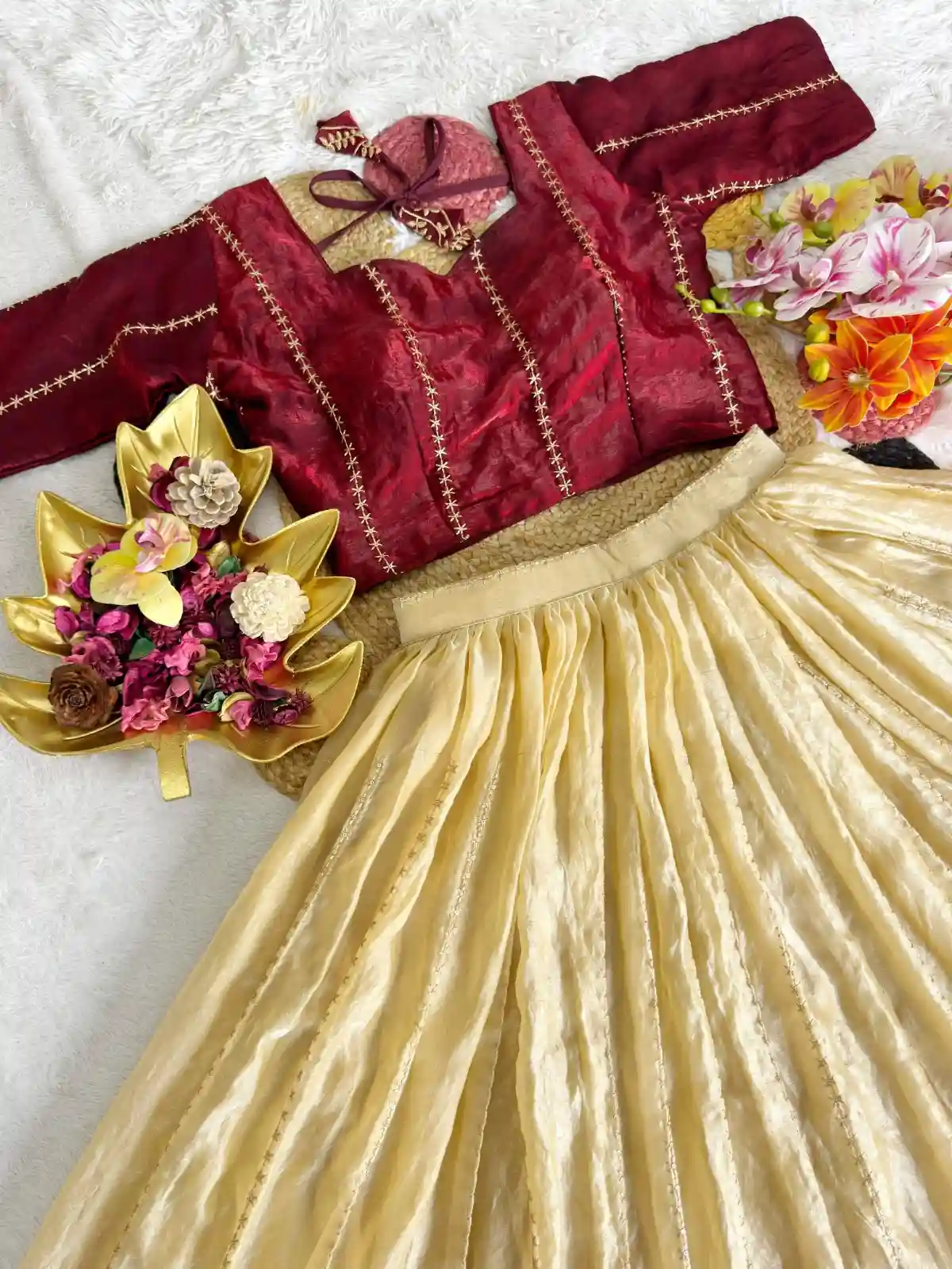 Space Silk Lehenga with Blouse(LB02)