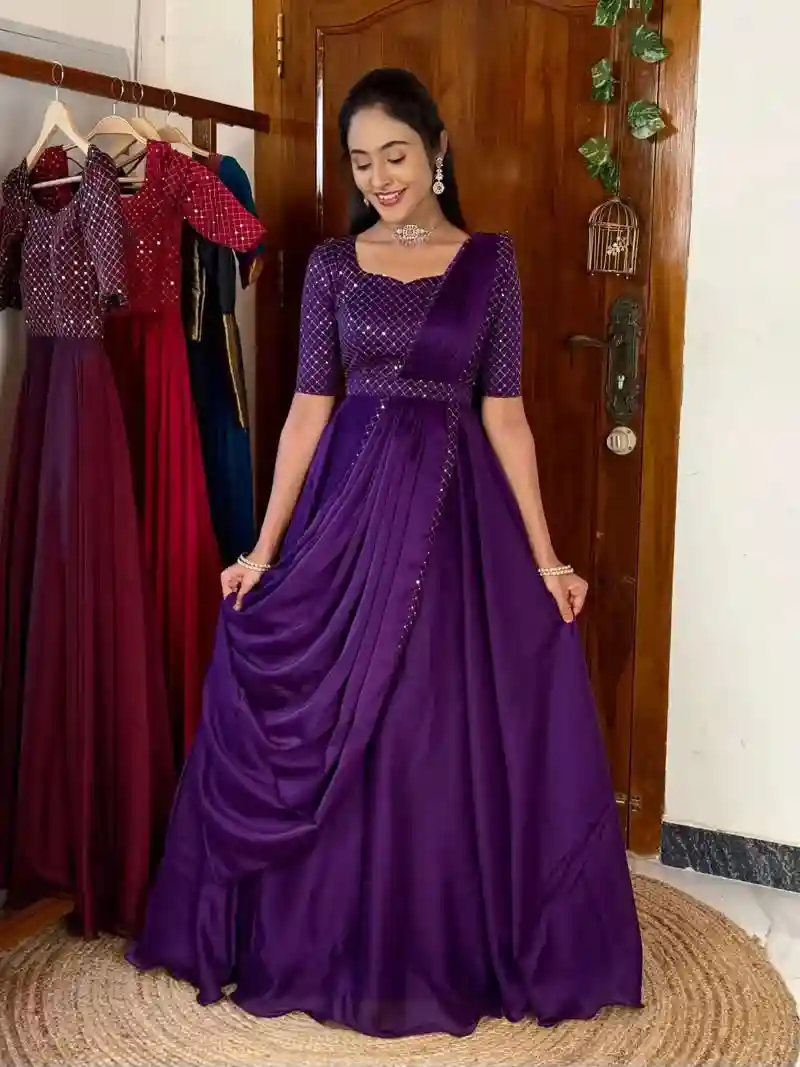 Exquisite Sparkling Anarkali (ESA04)