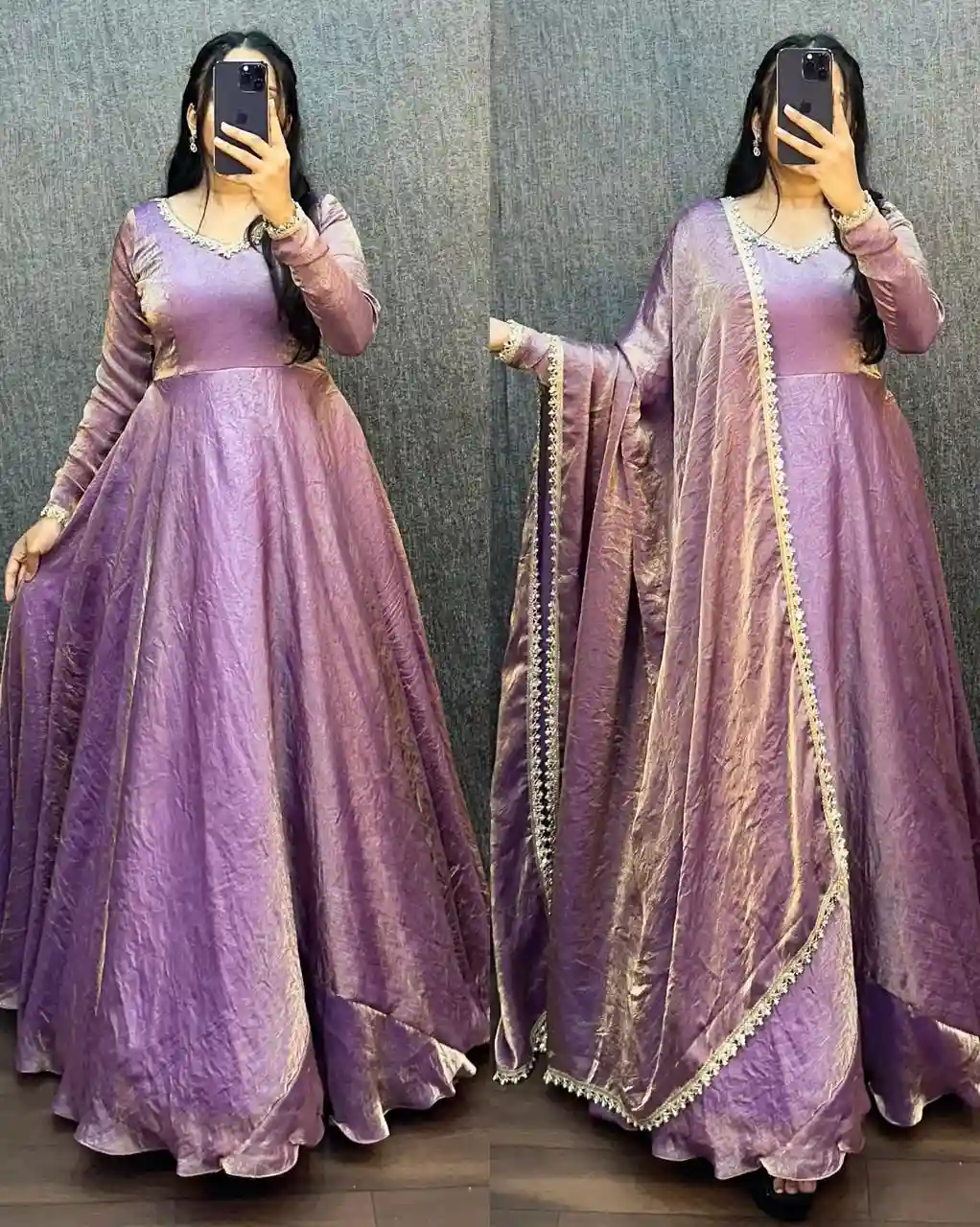 Fendy Silk Premium Designer Gown (FP03)