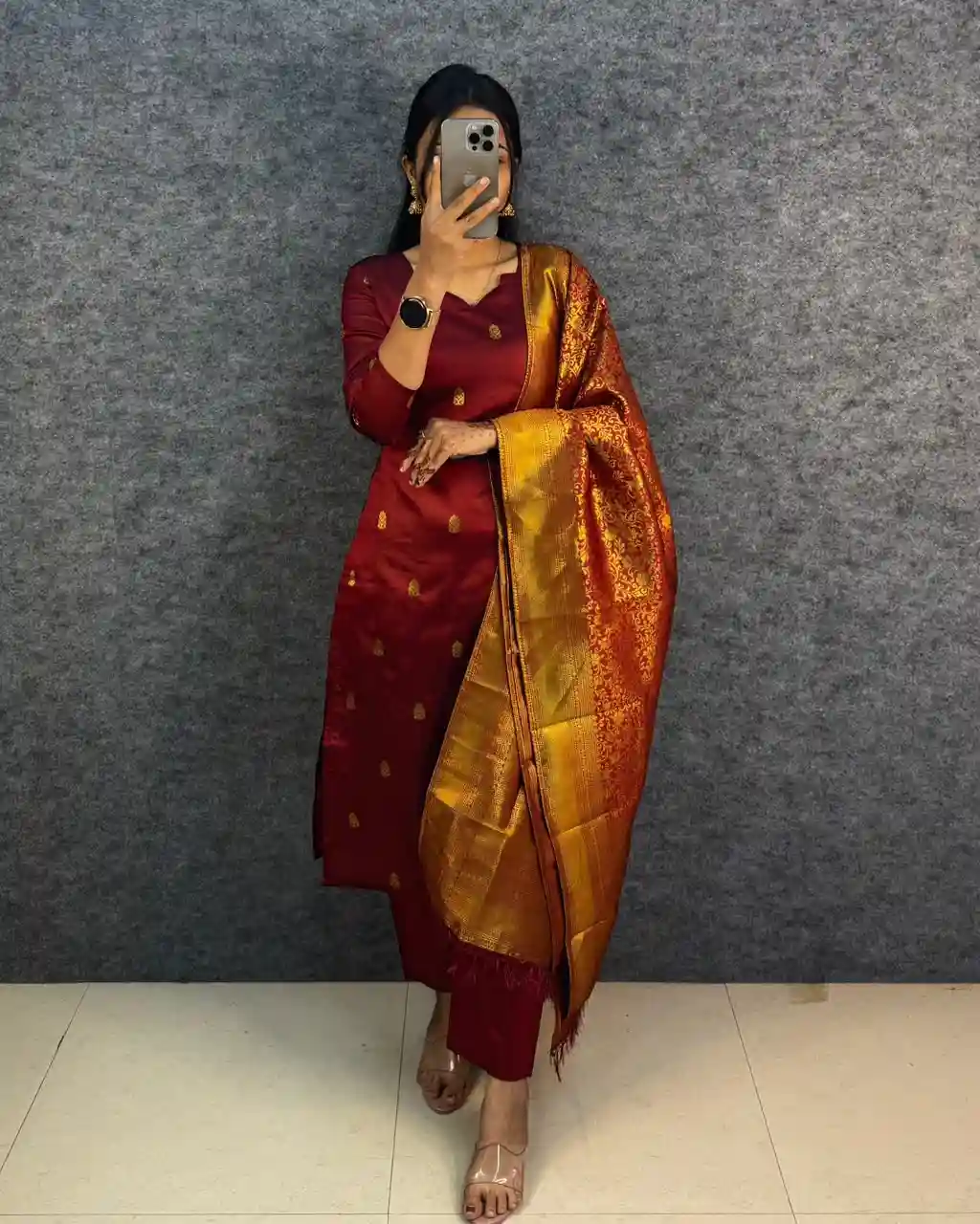 Banarasi Grand Kurti Set (BK03)