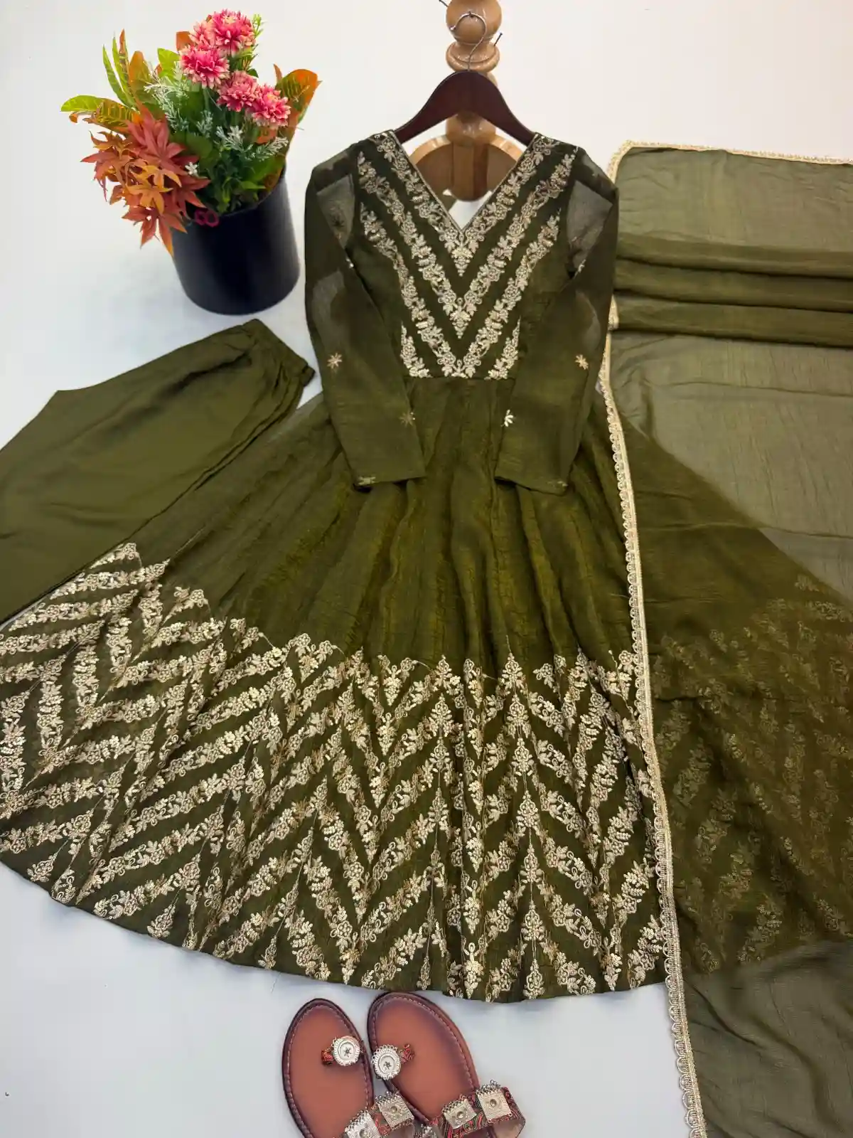 Crunchy Anarkali Gown ( CAG02)
