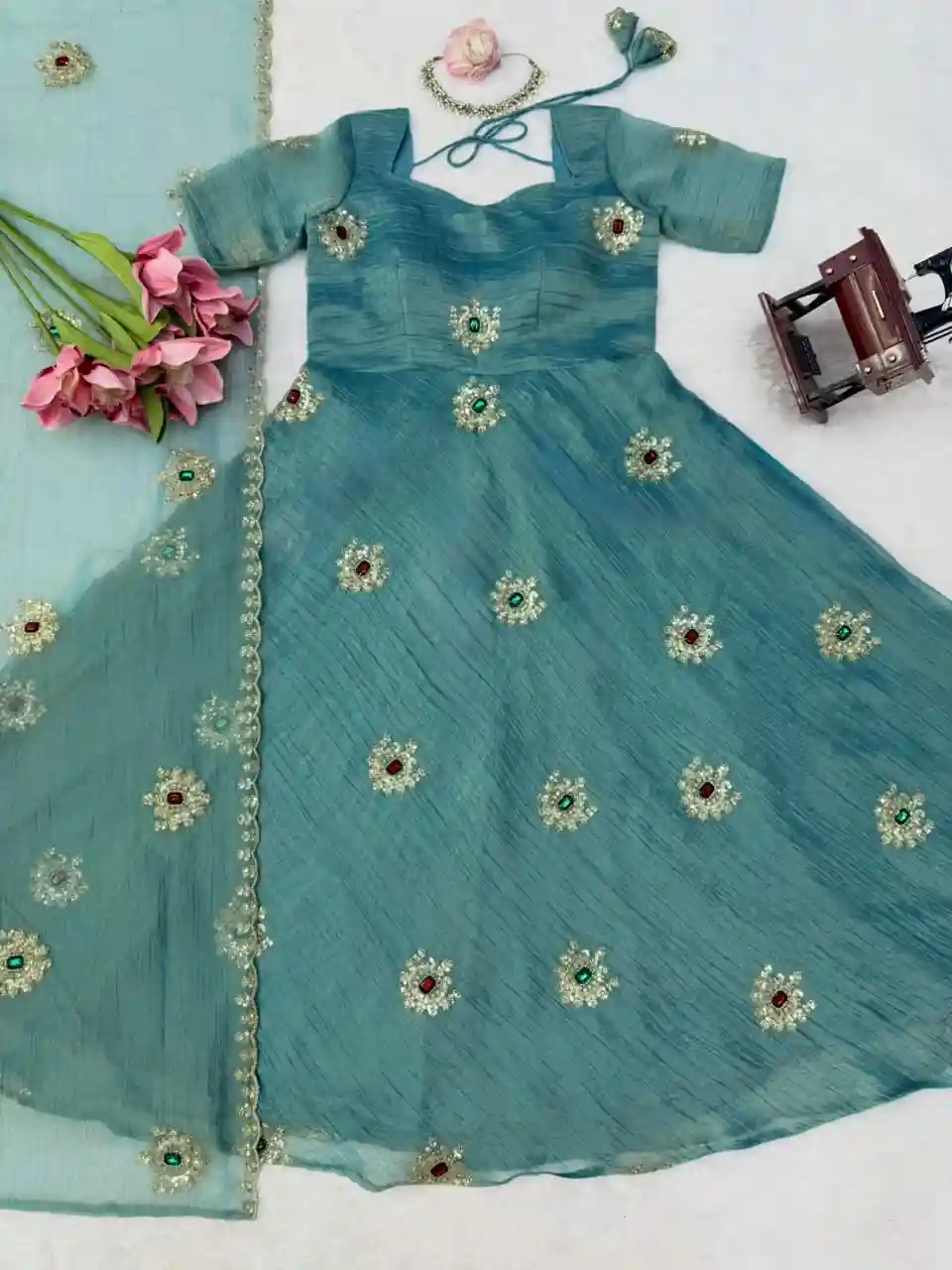 Stone work Salsa silk maxy (sky2)