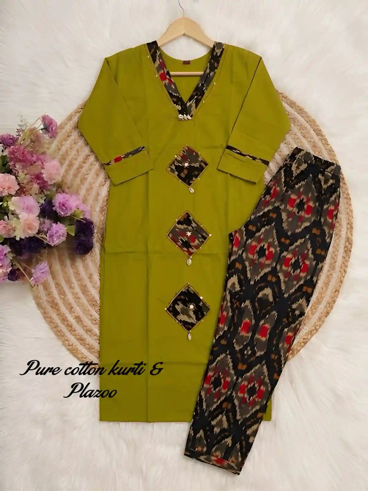 Pure cotton long kurti (LK04)