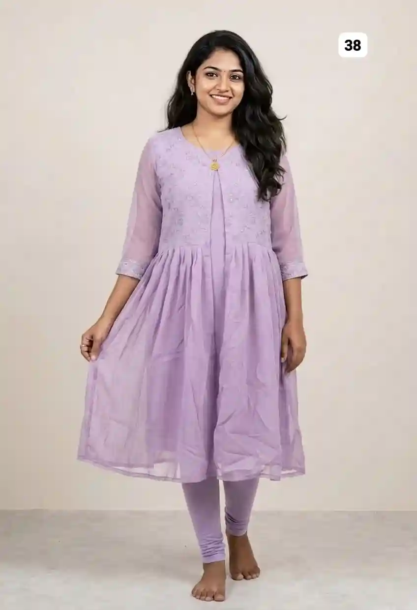 Georgette sequence kurti 38