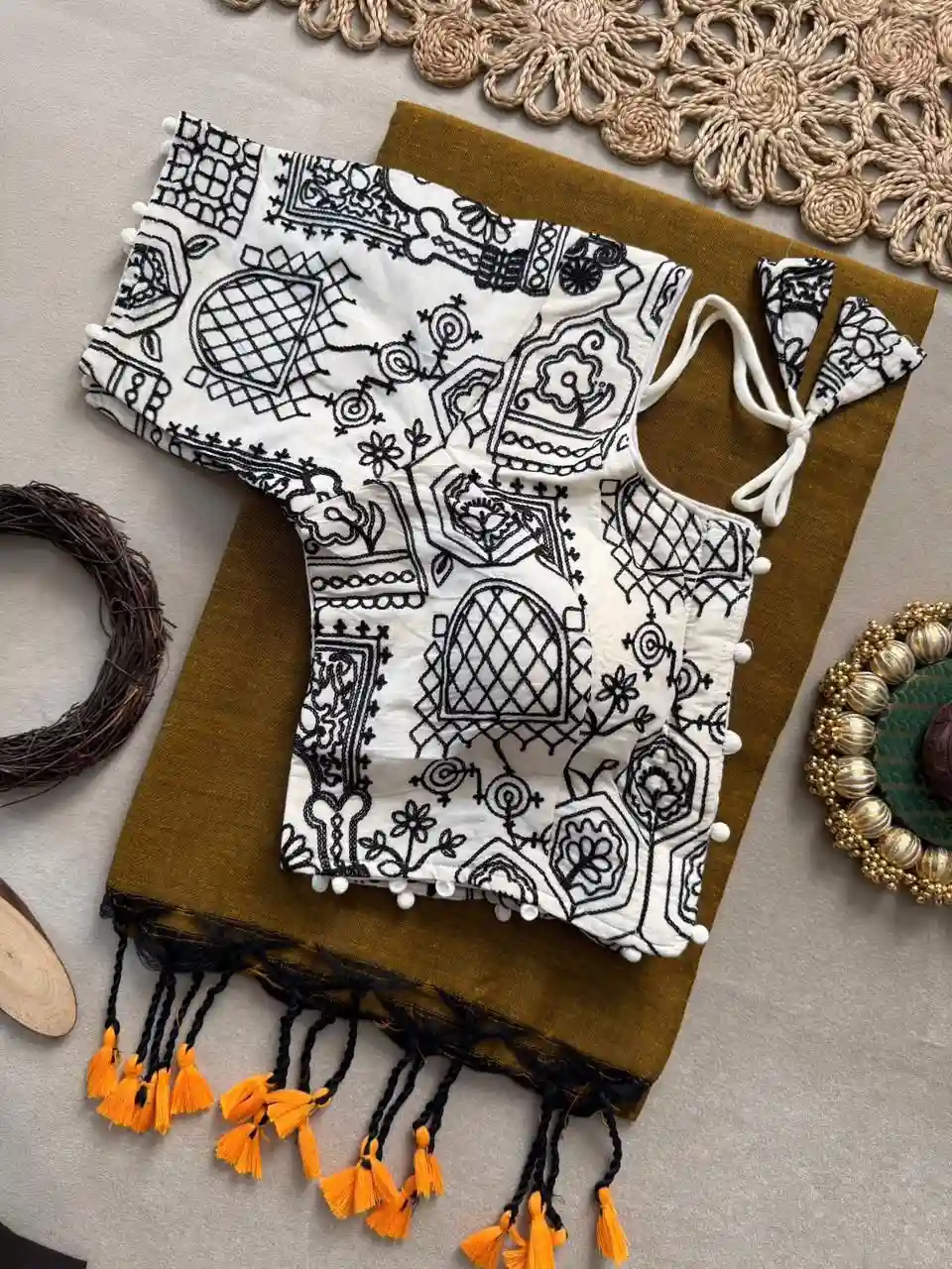 Handloom Khadi  COTTON Saree (KS01)
