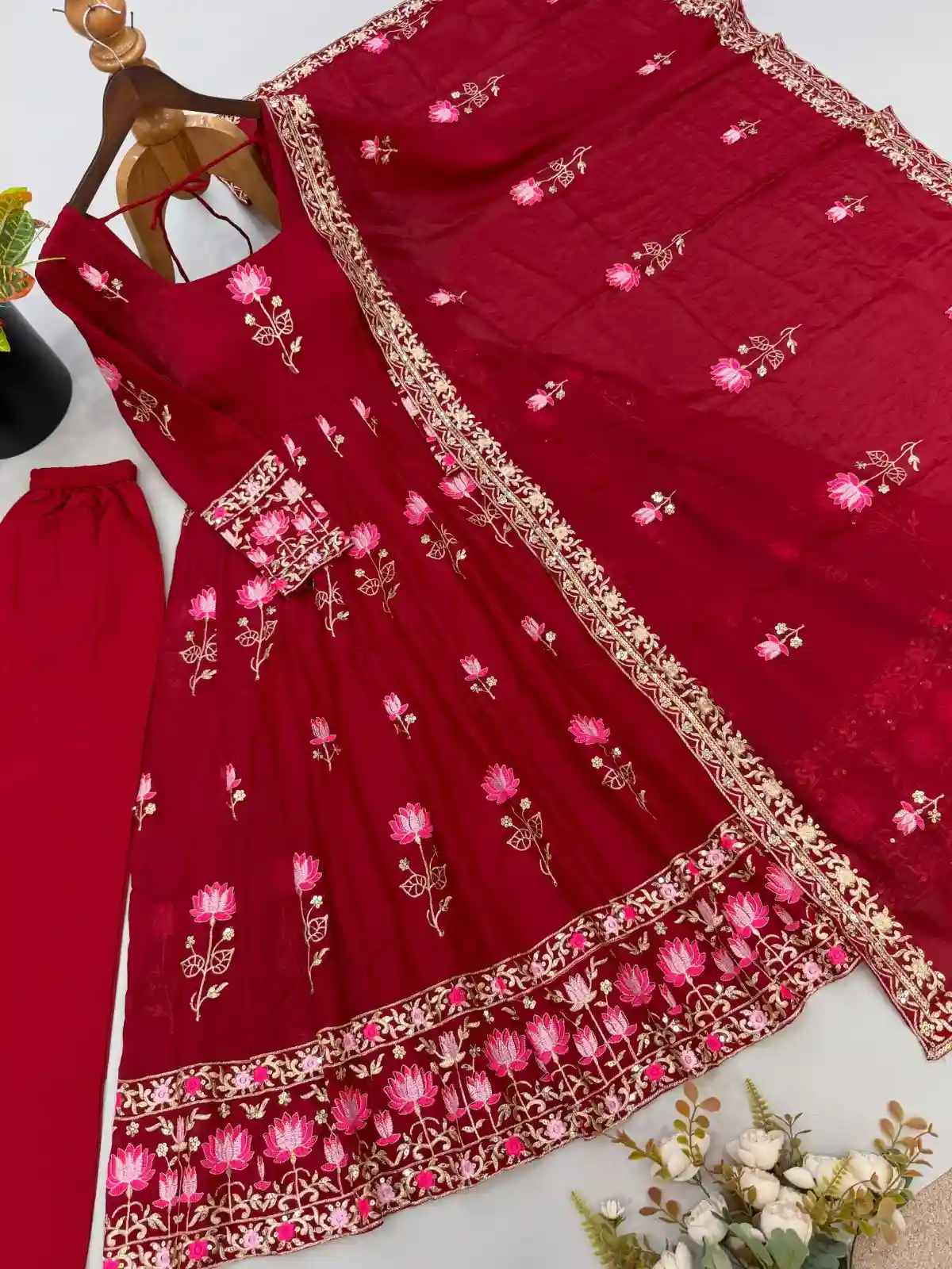 White Anarkali ( WH3 )