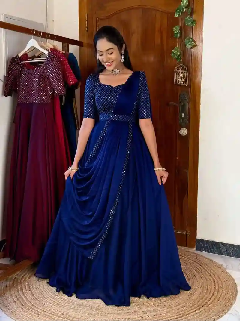 Exquisite Sparkling Anarkali (ESA06)