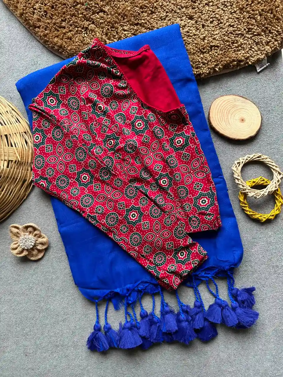 Handloom Khadi Cotton Saree Combo (A9)