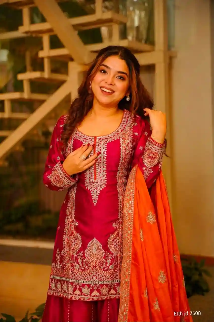 FANCY KURTI PLAZZO SET (FK02)
