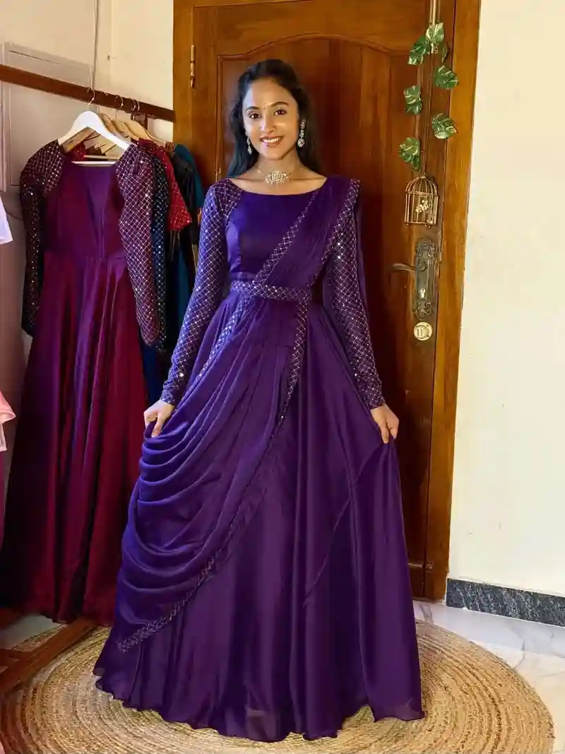 Exquisite Sparkling Anarkali (ESB03)