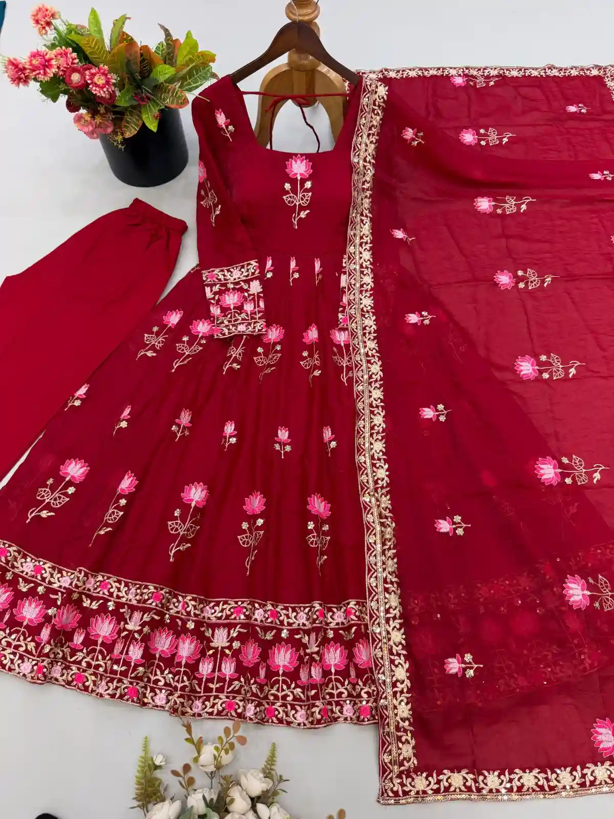 White Anarkali ( WH3 )