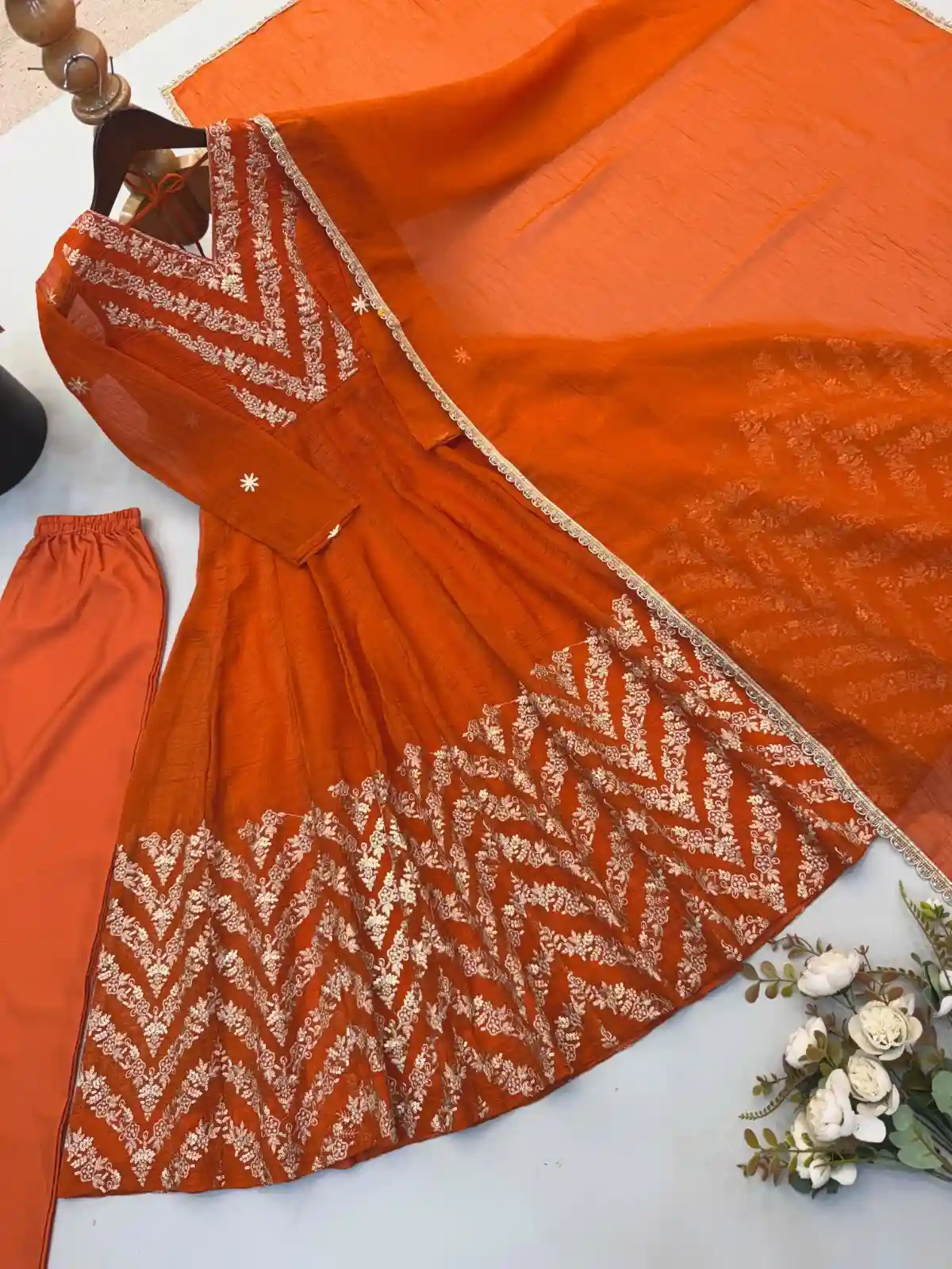 Crunchy Anarkali Gown ( CAG01)