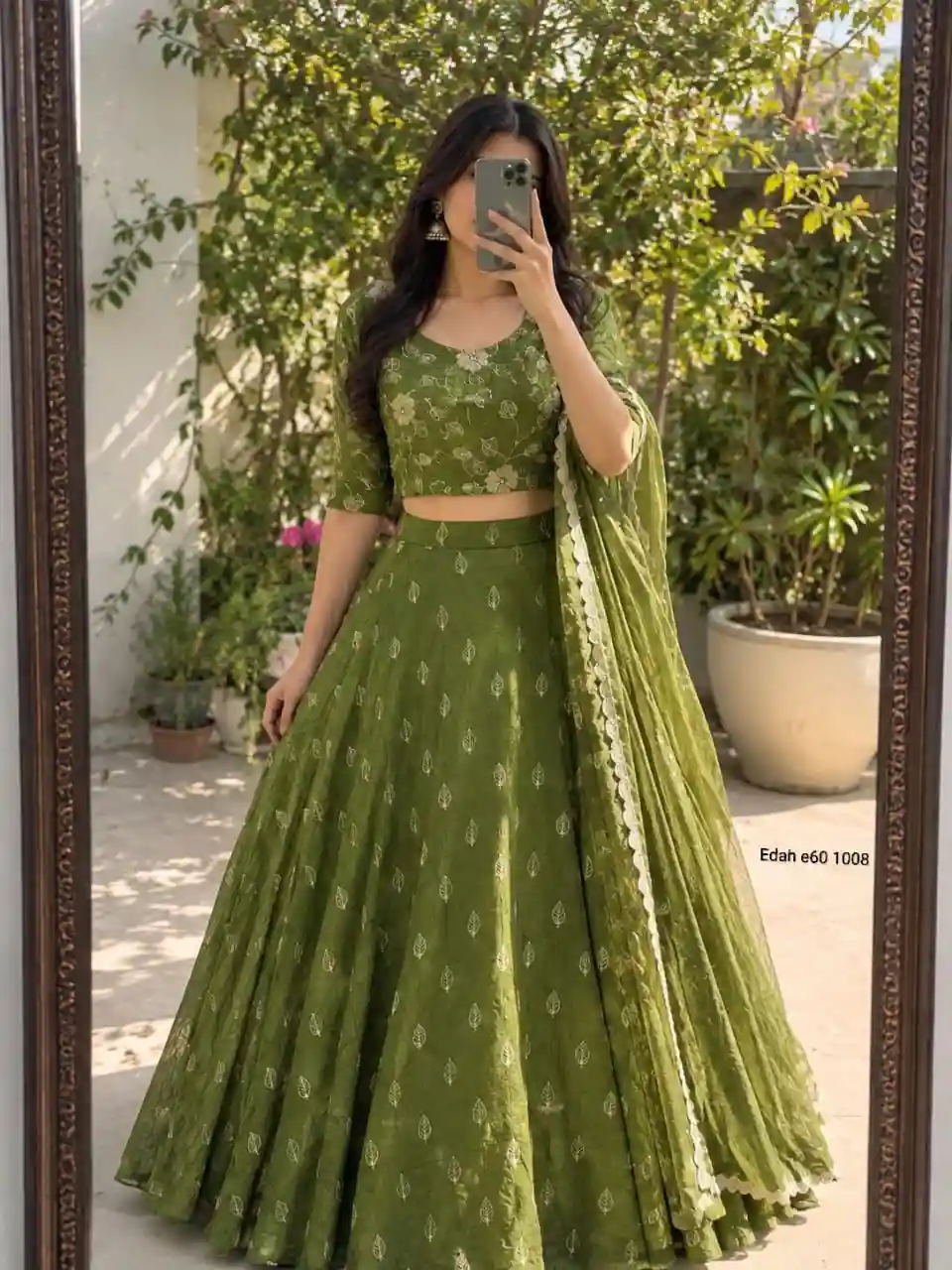Rangoli Crushed Lehenga (GL1)