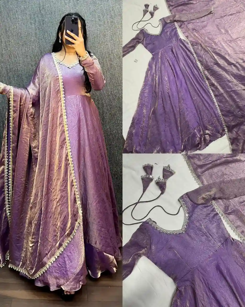 Fendy Silk Premium Designer Gown (FP03)