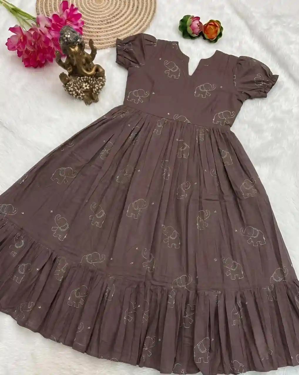 SLUB COTTON ANARKALI (A02)