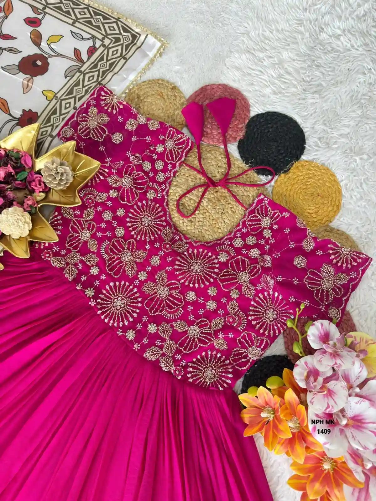 Maggam Work Gown ( MO04)