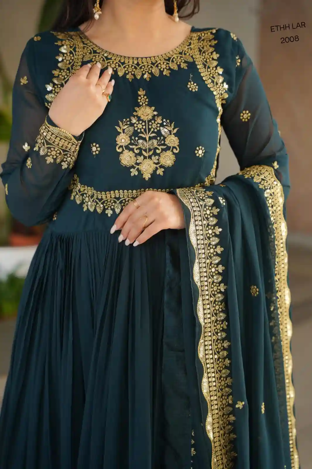 DESIGNER READYMADE GOWN-DUPATTA (DRG01)