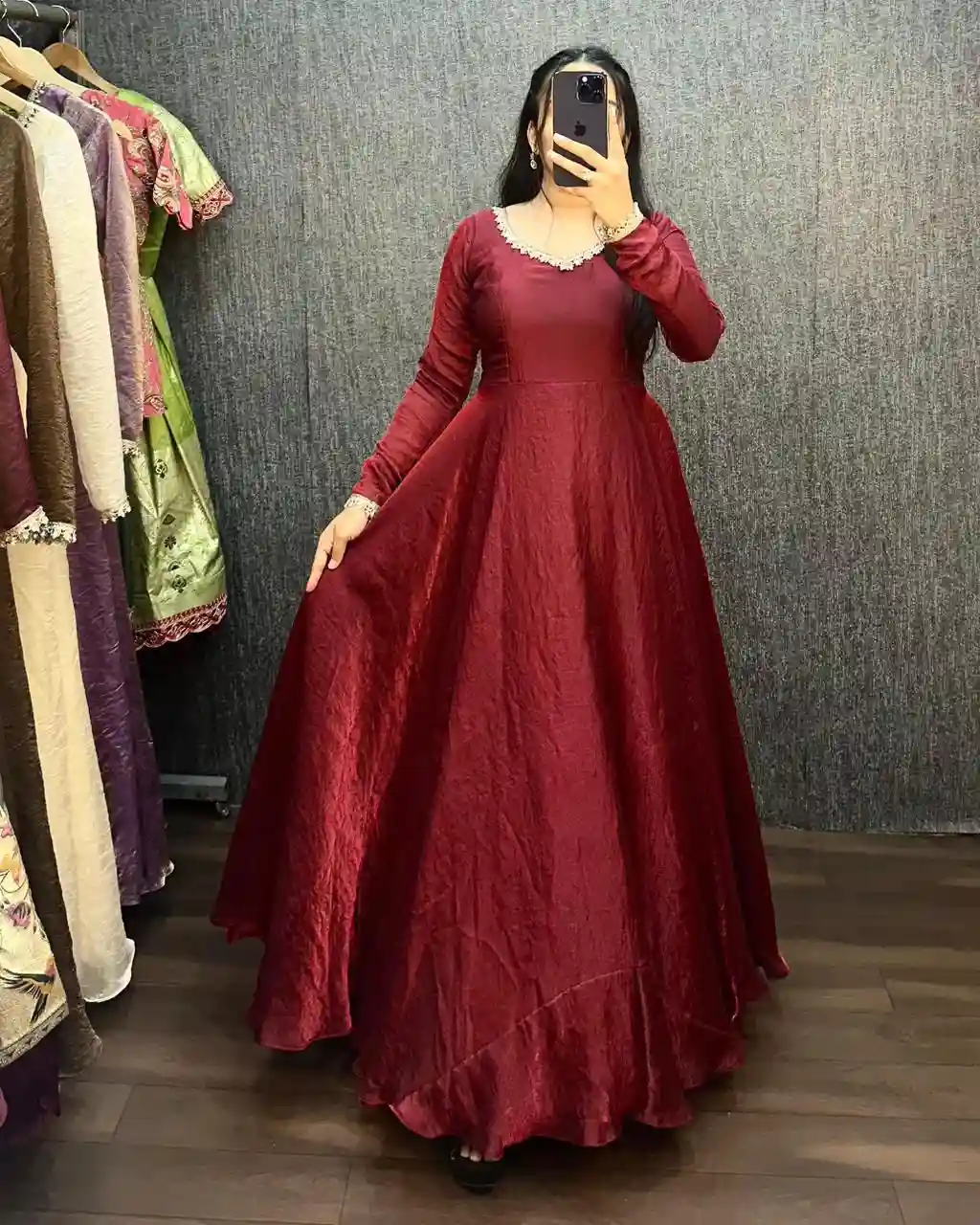 Fendy Silk Premium Designer Gown (FP02)