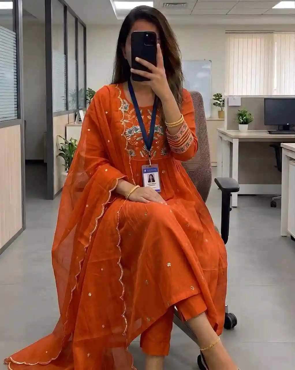 Soft Mul chanderi 3 pcs set (MC04)
