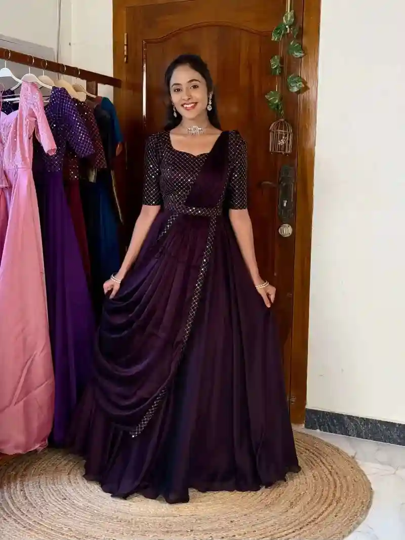 Exquisite Sparkling Anarkali (ESA01)