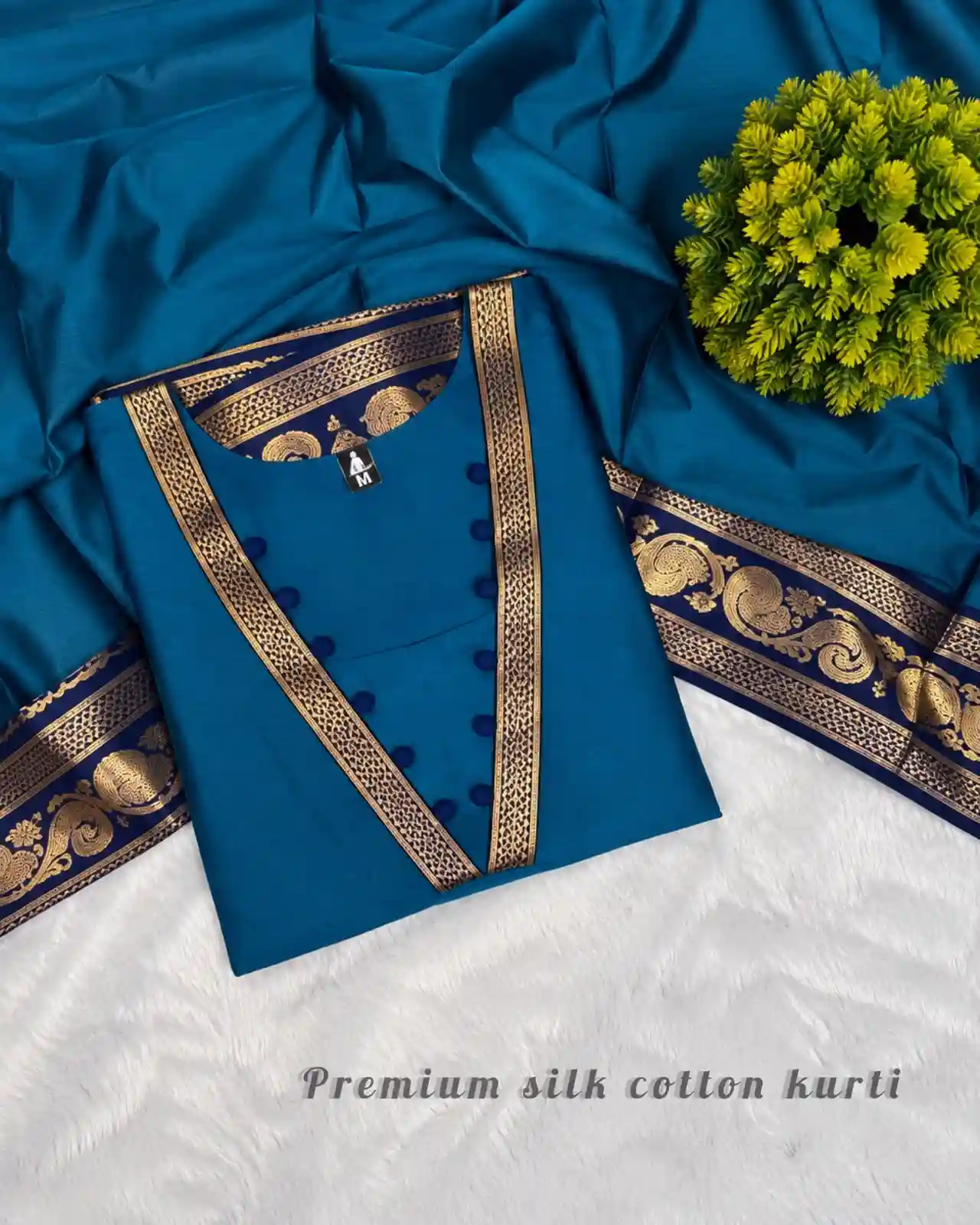 Traditional Silk Cotton kurti ( SILK02)