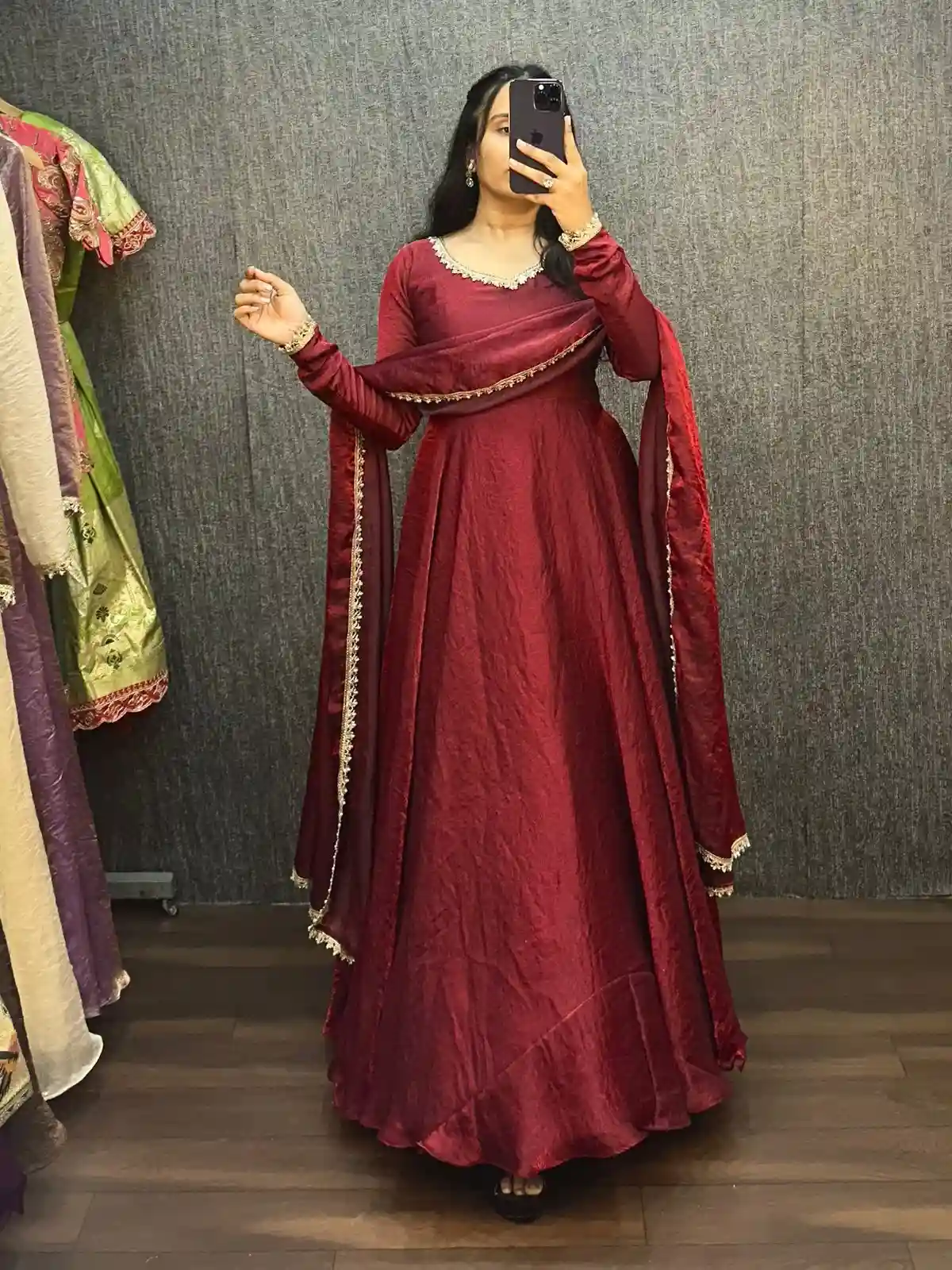 Fendy Silk Premium Designer Gown (FP02)