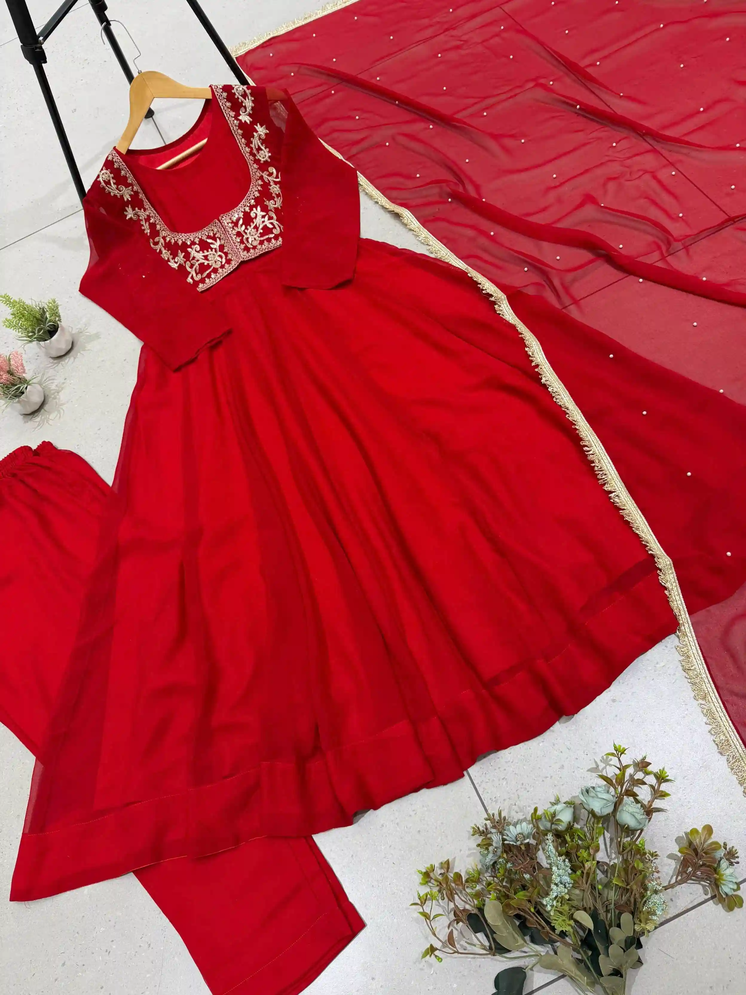 Anarkali Red (KA01)