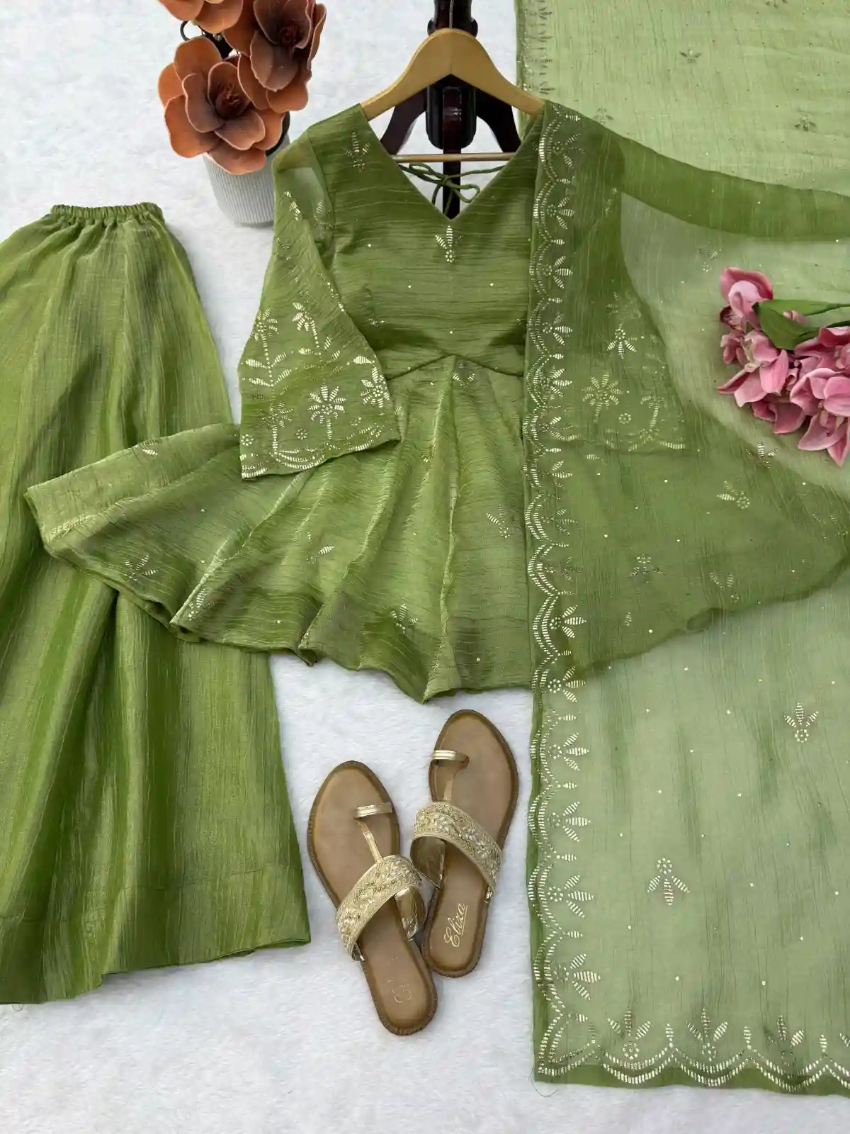 Salsa Silk peplum Set (SSP01)