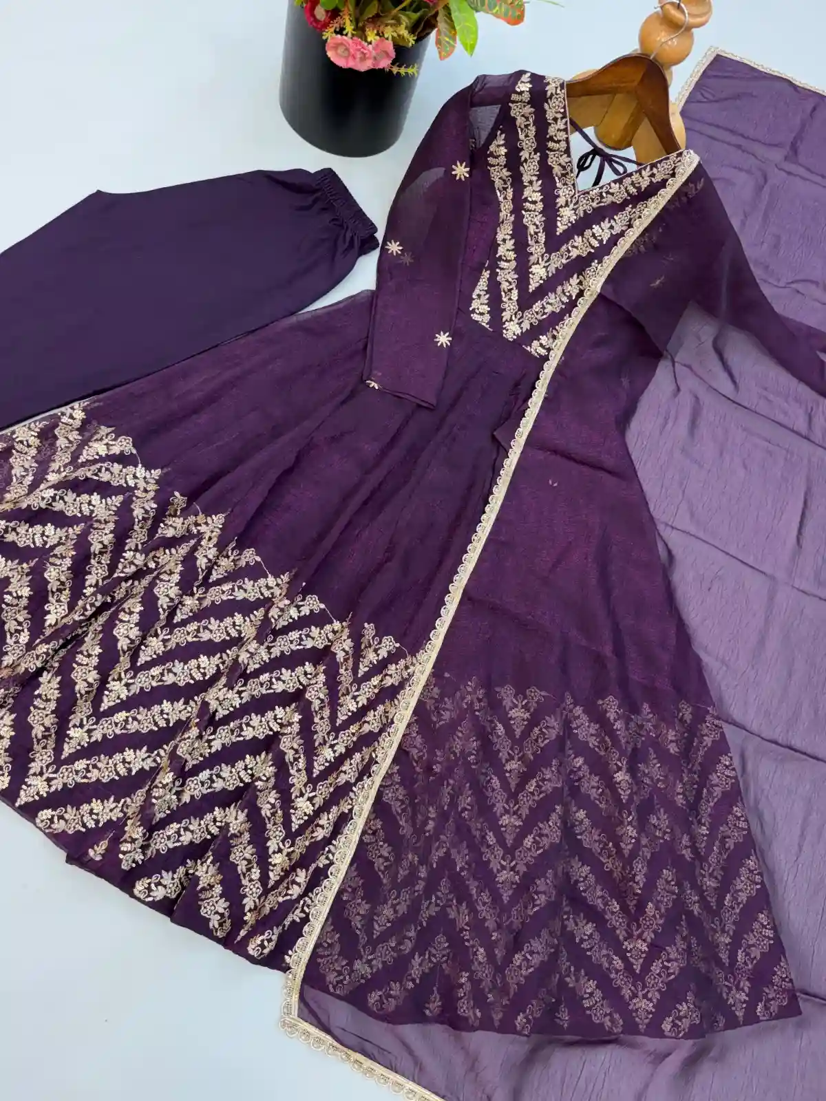 Crunchy Anarkali Gown ( CAG04)