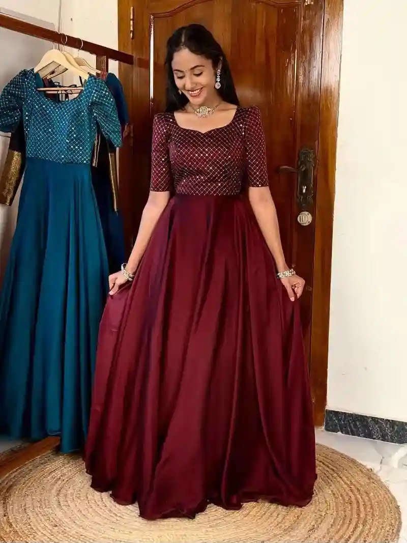 Exquisite Sparkling Anarkali (ESA03)
