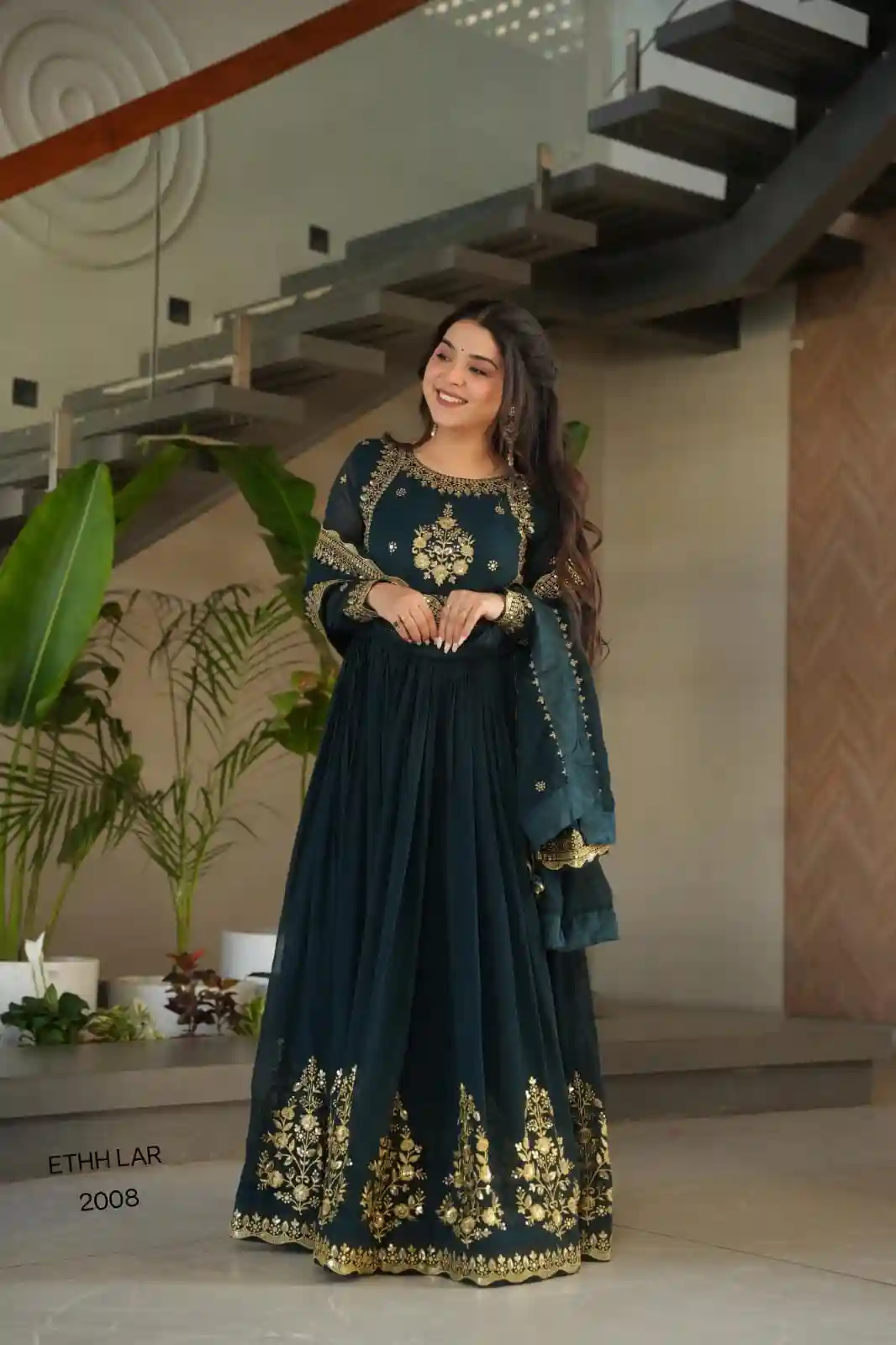 DESIGNER READYMADE GOWN-DUPATTA (DRG01)