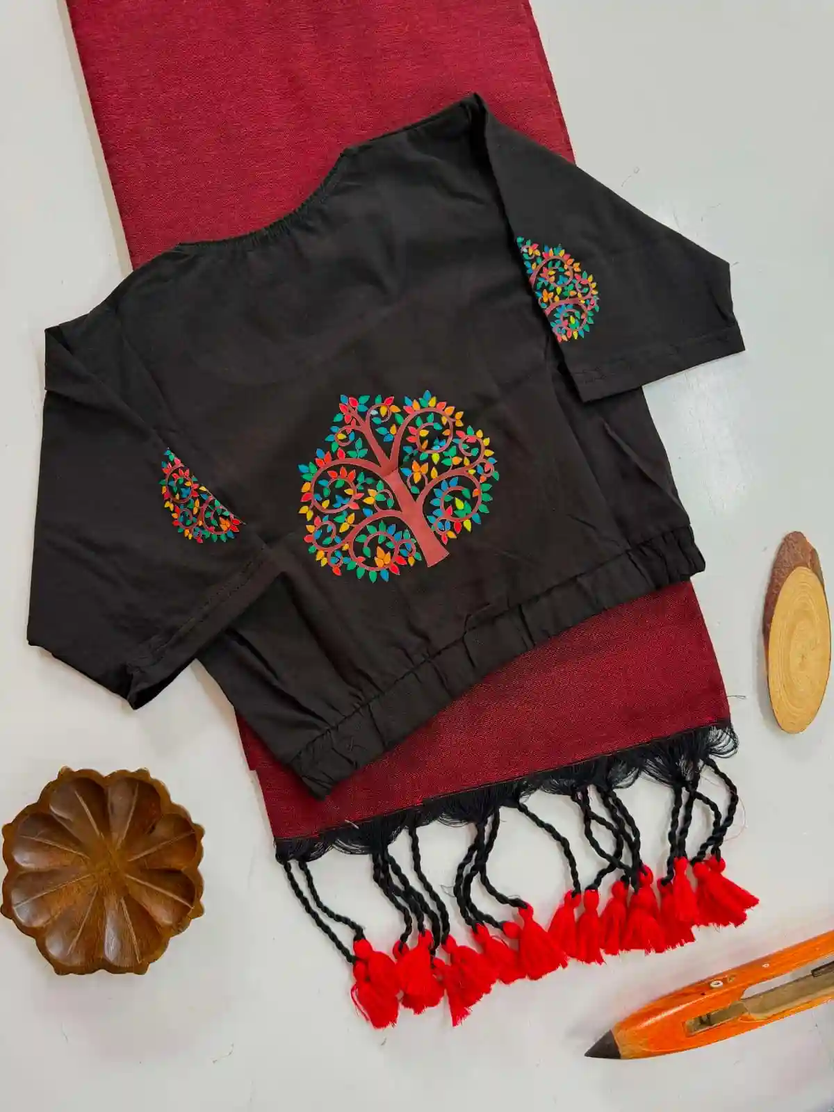 Handloom Khadi  COTTON Saree with BLOUSE (SB02)