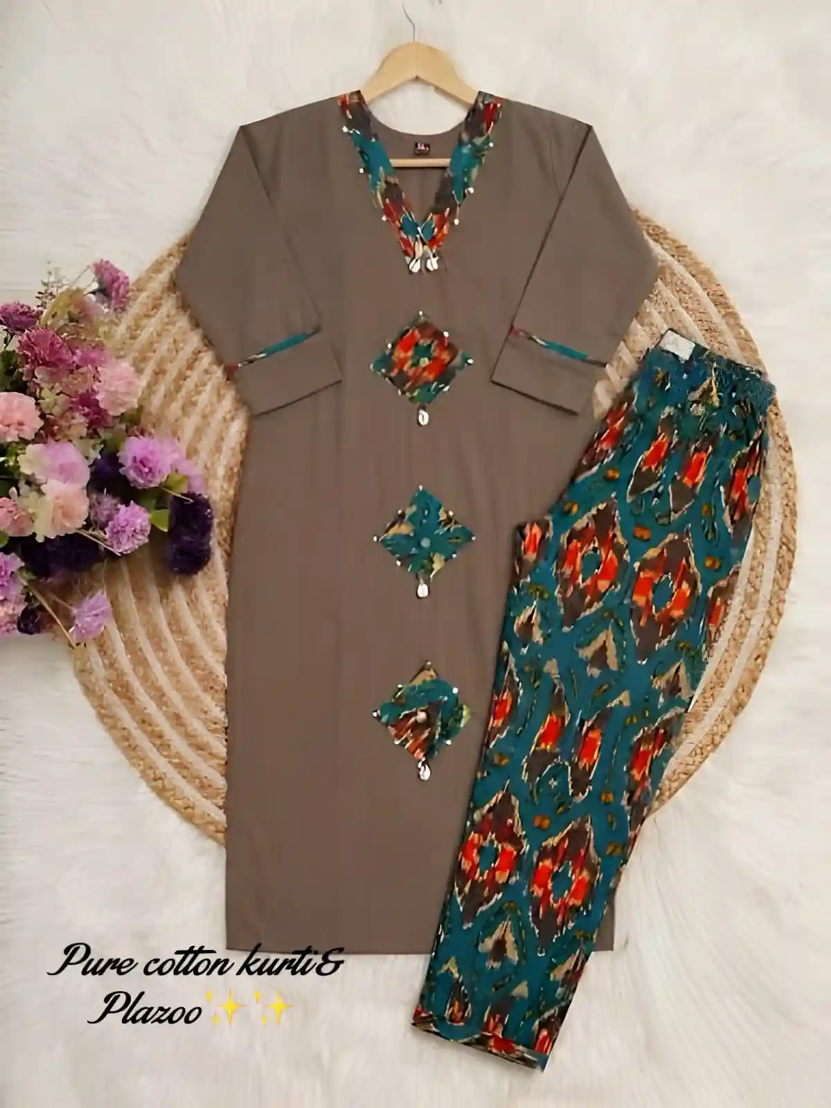 Pure cotton long kurti (LK03)