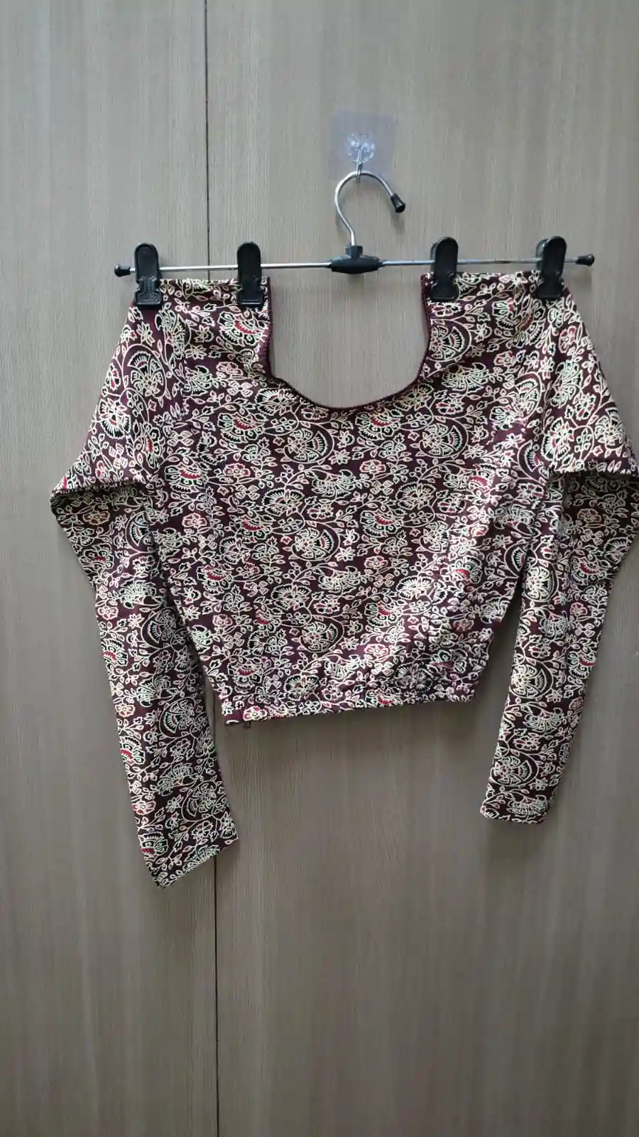 Full Sleeve Strachable kalamkari blouse (BL06)