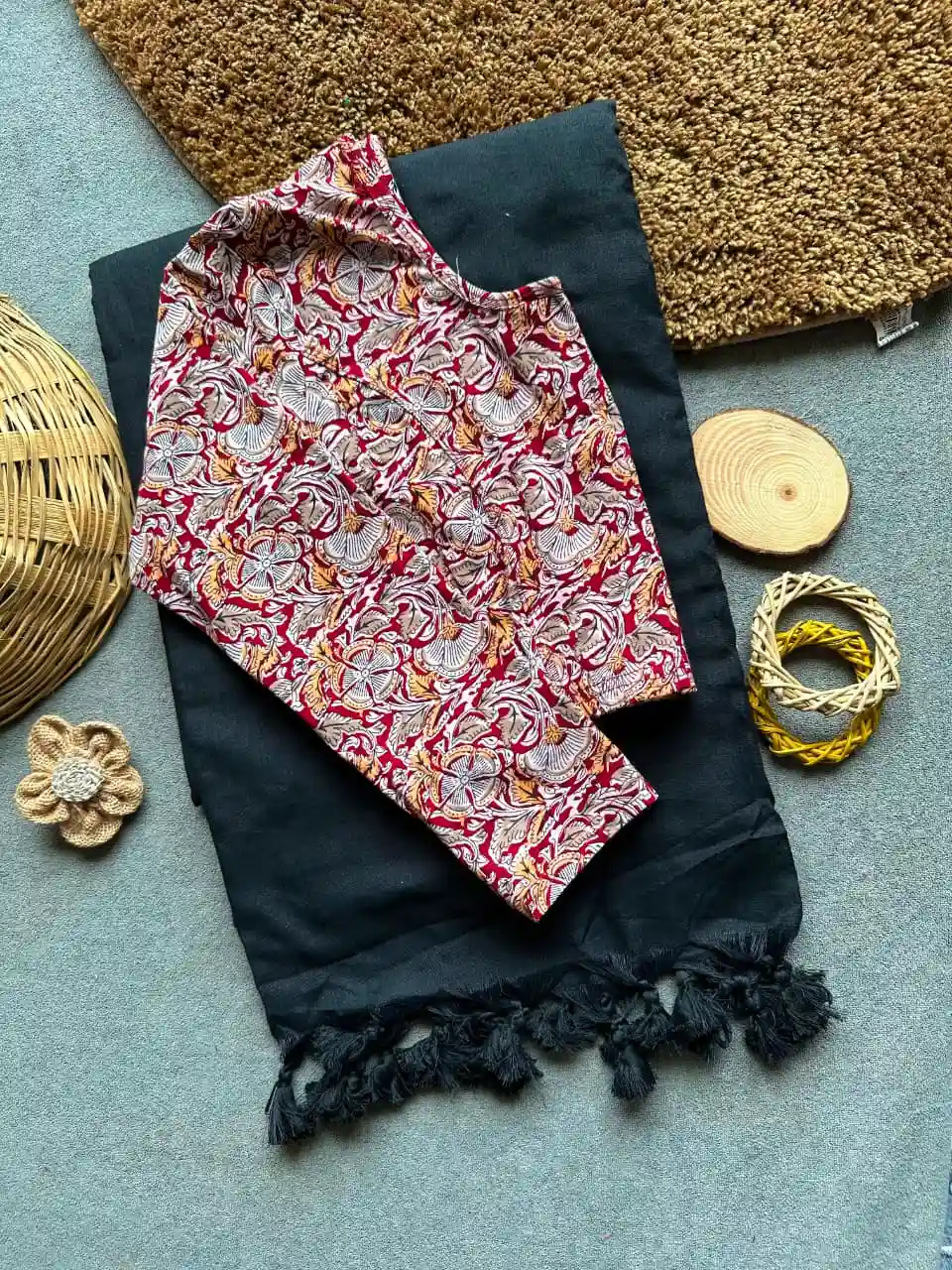 Handloom Khadi Cotton Saree Combo (A5)
