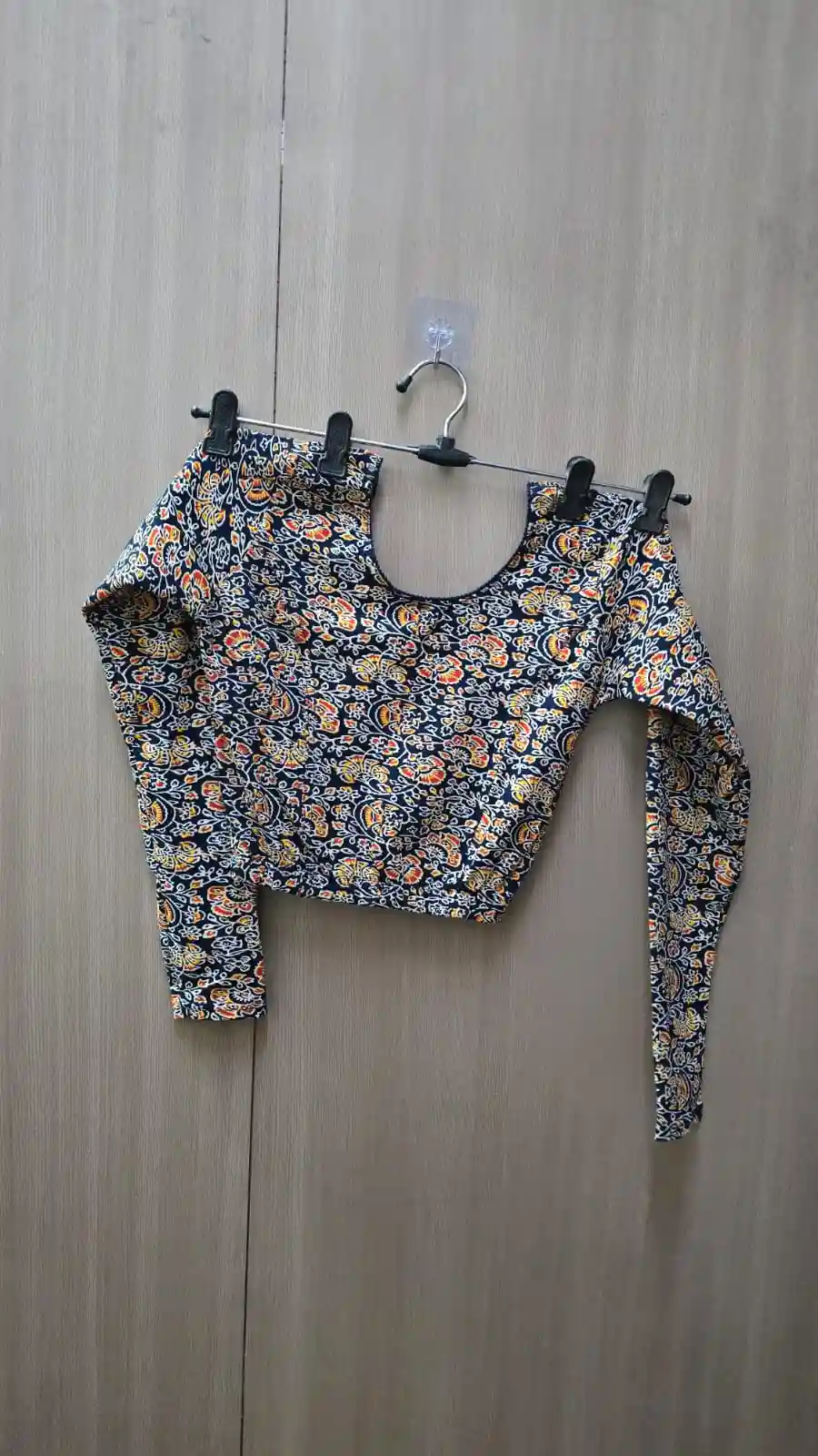 Full Sleeve Strachable kalamkari blouse (BL08)