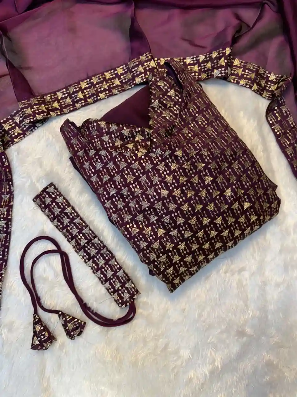 RANGOLI SILK ANARKALI MEROON (RSA03)
