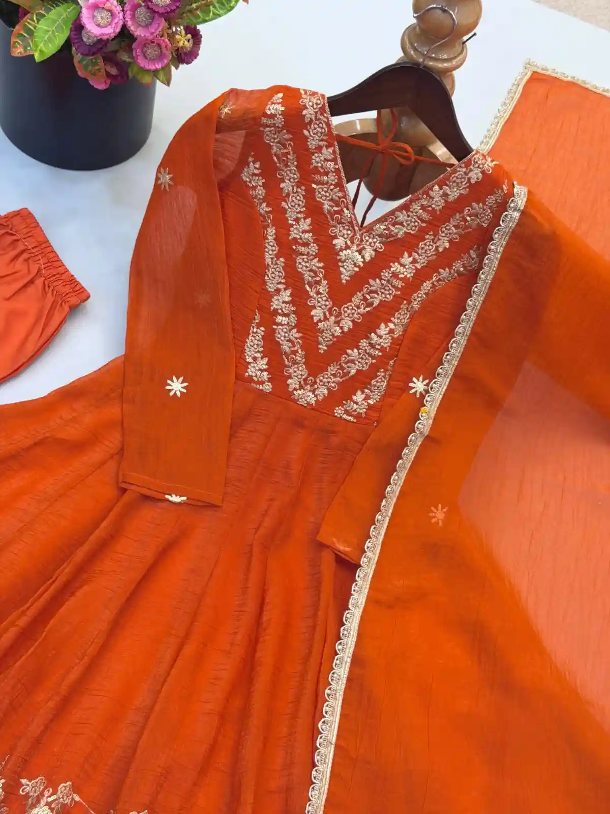 Crunchy Anarkali Gown ( CAG01)
