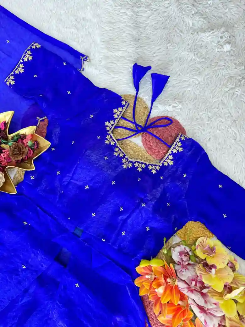 Special Beautiful Heavy Space Silk Lehenga choli Set Double Frill (L06)