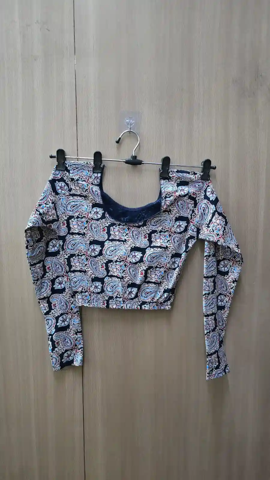 Full Sleeve Strachable kalamkari blouse (BL05)