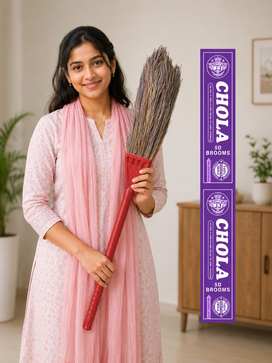 5D Plastic Brooms