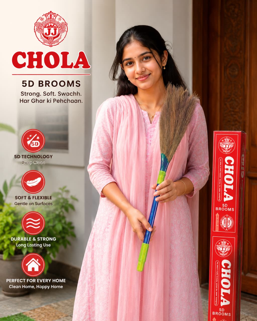 5D Steel Brooms