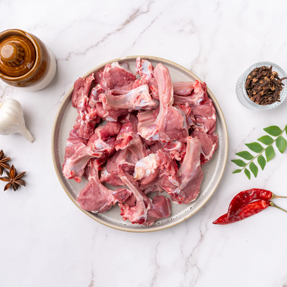 நெஞ்சு எலும்பு கறி 1/4 கிலோ (Mutton Ribs)