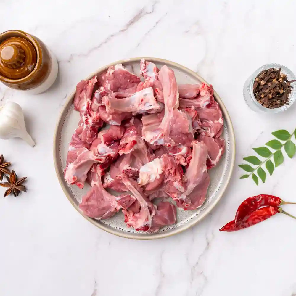 நெஞ்சு எலும்பு கறி 1/4 கிலோ (Mutton Ribs)
