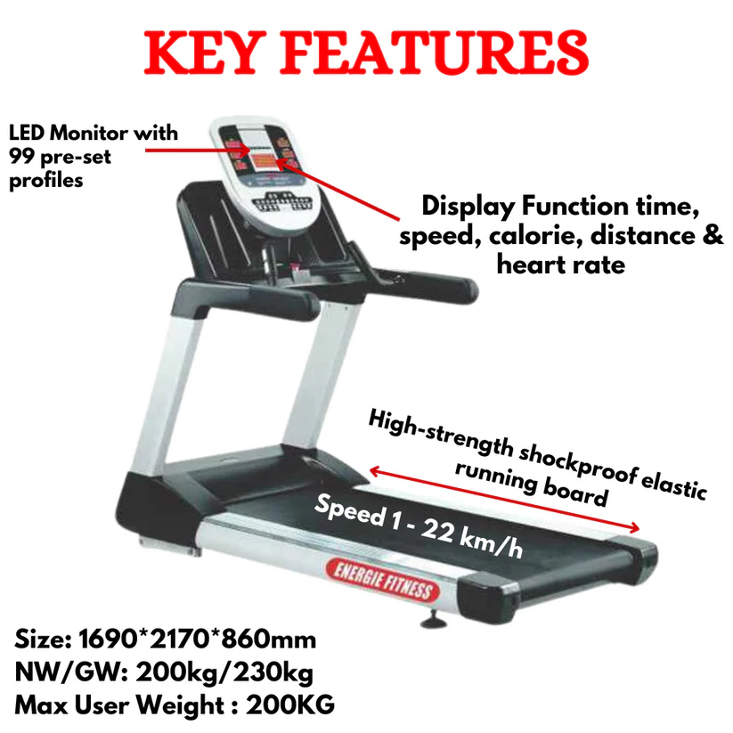 Imported Commercial Treadmill ECT-102