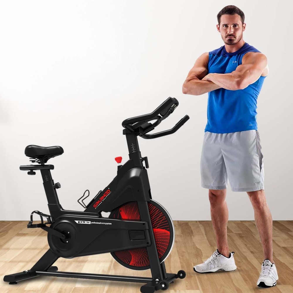 SSB-14 Spin Bike Exercise Cycle for Home Gym with 15 kg Heavy-duty Flywheel